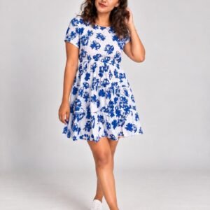 Aqua Bloom Dress