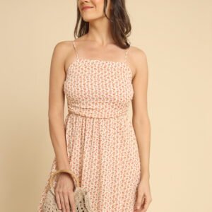 FLORAL BANDEAU LONG DRESS